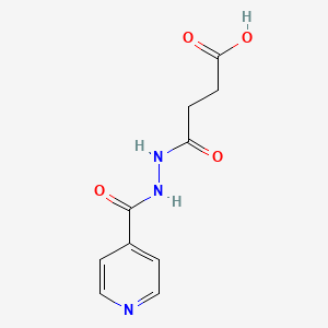 4-Oxo-4-[N'-(pyridine-4-carbonyl)-hydrazino]-butyric acid