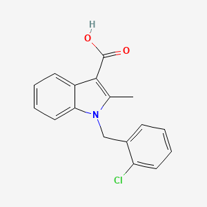 1-(2-chlorobenzyl)-2-methyl-1H-indole-3-carboxylic acid