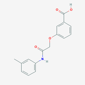 3-[2-(3-Methylanilino)-2-oxoethoxy]benzoic acid