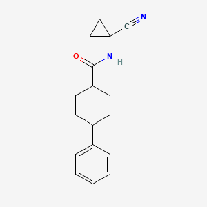 N-(1-Cyanocyclopropyl)-4-phenylcyclohexane-1-carboxamide