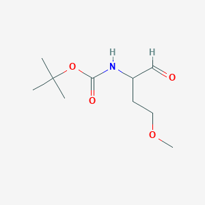 tert-Butyl N-(4-methoxy-1-oxobutan-2-yl)carbamate