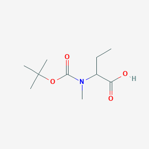 molecular formula C10H19NO4 B2774381 2-{[(Tert-butoxy)carbonyl](methyl)amino}butanoic acid CAS No. 140224-14-2