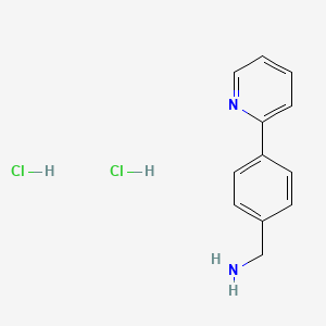 (4-(Pyridin-2-yl)phenyl)methanamine dihydrochloride