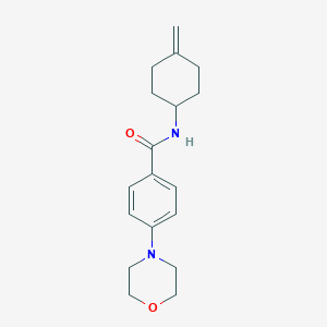 molecular formula C18H24N2O2 B2774402 N-(4-methylidenecyclohexyl)-4-(morpholin-4-yl)benzamide CAS No. 2097903-17-6