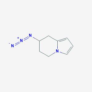 molecular formula C8H10N4 B2774437 7-Azido-5,6,7,8-tetrahydroindolizine CAS No. 2219408-28-1