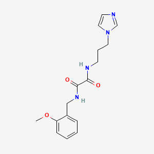 N1-(3-(1H-imidazol-1-yl)propyl)-N2-(2-methoxybenzyl)oxalamide
