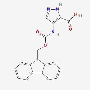 4-(9H-Fluoren-9-ylmethoxycarbonylamino)-1H-pyrazole-5-carboxylic acid