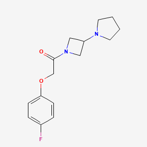 2-(4-Fluorophenoxy)-1-(3-pyrrolidin-1-ylazetidin-1-yl)ethanone