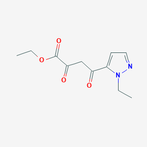 ethyl 4-(1-ethyl-1H-pyrazol-5-yl)-2,4-dioxobutanoate