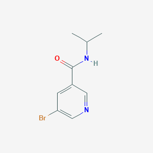 molecular formula C9H11BrN2O B027745 异丙基 5-溴烟酰胺 CAS No. 104290-45-1