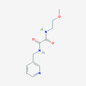 N-(2-methoxyethyl)-N'-(pyridin-3-ylmethyl)oxamide