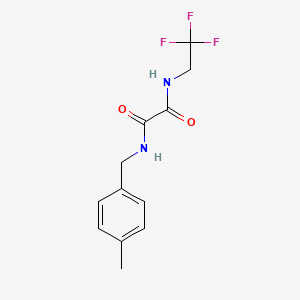 N1-(4-methylbenzyl)-N2-(2,2,2-trifluoroethyl)oxalamide