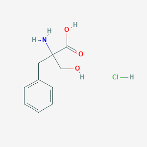 2-Amino-2-benzyl-3-hydroxypropanoic acid;hydrochloride