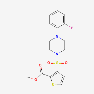 Methyl 3-{[4-(2-fluorophenyl)piperazin-1-yl]sulfonyl}thiophene-2-carboxylate