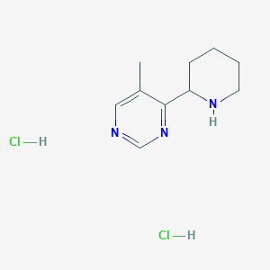 5-Methyl-4-piperidin-2-ylpyrimidine dihydrochloride