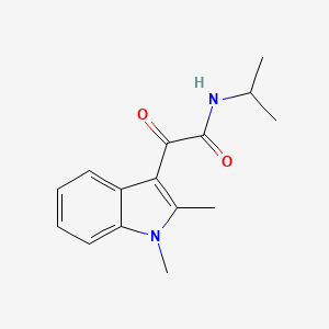 2-(1,2-dimethyl-1H-indol-3-yl)-N-isopropyl-2-oxoacetamide