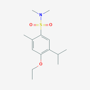 molecular formula C14H23NO3S B2774734 4-乙氧基-5-异丙基-N,N,2-三甲基苯磺酰胺 CAS No. 898646-16-7