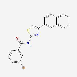 3-bromo-N-(4-(naphthalen-2-yl)thiazol-2-yl)benzamide