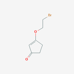 3-(2-Bromoethoxy)cyclopent-2-enone