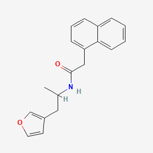 molecular formula C19H19NO2 B2774816 N-(1-(furan-3-yl)propan-2-yl)-2-(naphthalen-1-yl)acetamide CAS No. 1798486-37-9