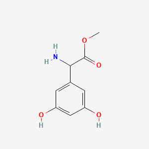 molecular formula C9H11NO4 B2774825 Meta'-di-hydroxy-phenylalaninemeta CAS No. 1822417-31-1