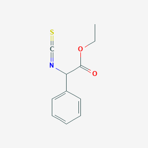 molecular formula C11H11NO2S B2774827 Ethyl isothiocyanato(phenyl)acetate CAS No. 201139-10-8