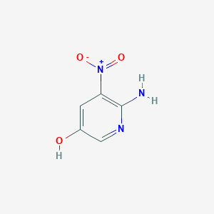 molecular formula C5H5N3O3 B2774856 6-Amino-5-nitro-pyridin-3-ol CAS No. 1935948-86-9
