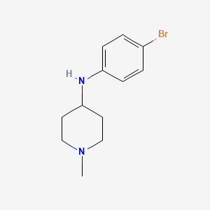 molecular formula C12H17BrN2 B2774881 N-(4-bromophenyl)-1-methylpiperidin-4-amine CAS No. 93591-85-6