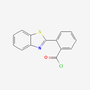 molecular formula C14H8ClNOS B2774909 2-(1,3-苯并噻唑-2-基)苯甲酰氯 CAS No. 1221724-66-8