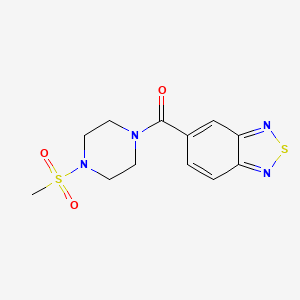 Benzo[c][1,2,5]thiadiazol-5-yl(4-(methylsulfonyl)piperazin-1-yl)methanone
