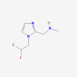 ([1-(2,2-Difluoroethyl)-1H-imidazol-2-YL]methyl)(methyl)amine