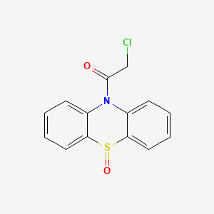 2-chloro-1-(5-oxido-10H-phenothiazin-10-yl)ethanone