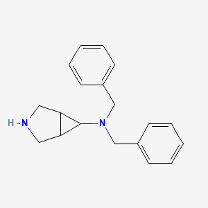 molecular formula C19H22N2 B2775020 N,N-二苄基-3-氮杂双环[3.1.0]己烷-6-胺 CAS No. 220158-68-9