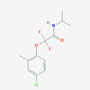 2-(4-chloro-2-methylphenoxy)-2,2-difluoro-N-isopropylacetamide