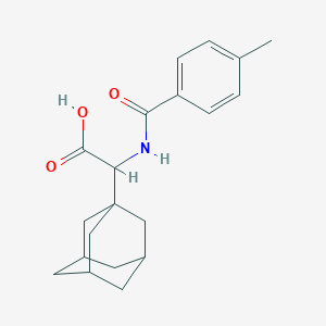 1-Adamantyl[(4-methylbenzoyl)amino]acetic acid