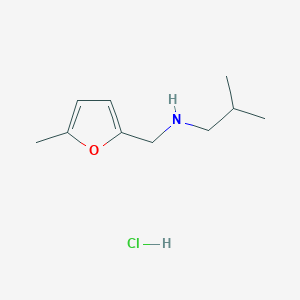 [(5-Methylfuran-2-yl)methyl](2-methylpropyl)amine hydrochloride
