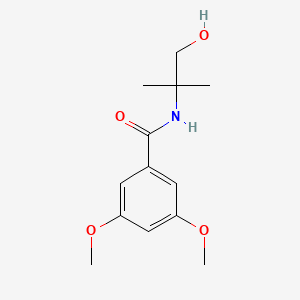 molecular formula C13H19NO4 B2775051 N-(2-hydroxy-1,1-dimethylethyl)-3,5-dimethoxybenzamide CAS No. 511514-05-9