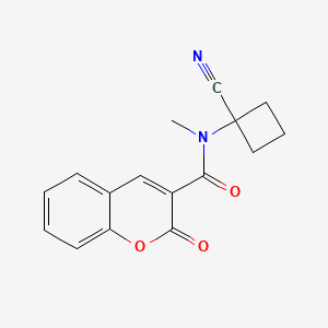 N-(1-cyanocyclobutyl)-N-methyl-2-oxo-2H-chromene-3-carboxamide