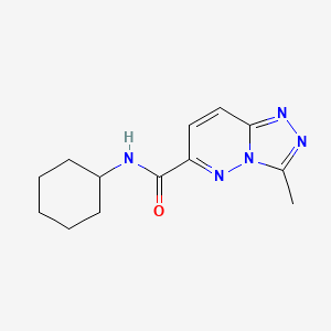 N-Cyclohexyl-3-methyl-[1,2,4]triazolo[4,3-b]pyridazine-6-carboxamide