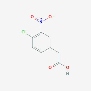 molecular formula C8H6ClNO4 B2775090 4-氯-3-硝基苯乙酸 CAS No. 37777-68-7
