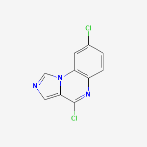 molecular formula C10H5Cl2N3 B2775095 4,8-Dichloroimidazo[1,5-a]quinoxaline CAS No. 1334331-43-9