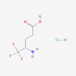 4-Amino-5,5,5-trifluoropentanoic acid hydrochloride