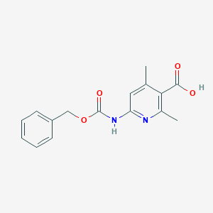 2,4-Dimethyl-6-(phenylmethoxycarbonylamino)pyridine-3-carboxylic acid