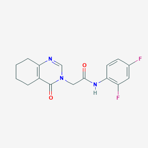 B2775128 N-(2,4-difluorophenyl)-2-(4-oxo-5,6,7,8-tetrahydroquinazolin-3(4H)-yl)acetamide CAS No. 1251678-09-7