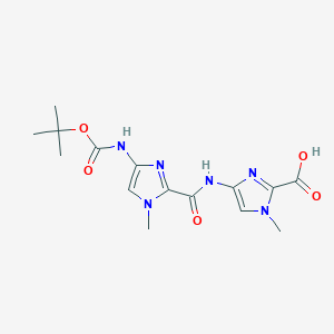 4-[(4-Boc-amino-1-methyl-1h-imidazole-2-carbonyl)amino]-1-methyl-1h-imidazole-2-carboxylic acid