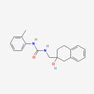 molecular formula C19H22N2O2 B2775132 1-((2-羟基-1,2,3,4-四氢萘-2-基)甲基)-3-(邻甲苯基)脲 CAS No. 1421529-07-8