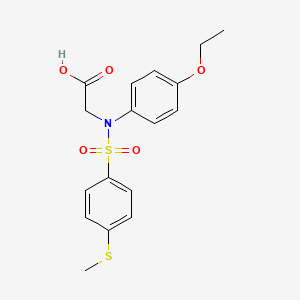 N-(4-ethoxyphenyl)-N-{[4-(methylsulfanyl)phenyl]sulfonyl}glycine