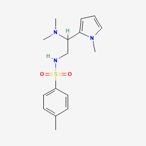 N-(2-(dimethylamino)-2-(1-methyl-1H-pyrrol-2-yl)ethyl)-4-methylbenzenesulfonamide