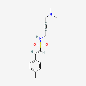 (E)-N-(4-(dimethylamino)but-2-yn-1-yl)-2-(p-tolyl)ethenesulfonamide