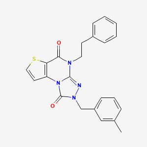 molecular formula C23H20N4O2S B2775154 Chembl4519940 CAS No. 1358561-59-7